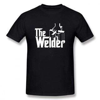 ขายดี เสื้อยืดลําลอง ผ้าฝ้าย แขนสั้น คอกลม พิมพ์ลาย Welder Welding โอเวอร์ไซซ์ สไตล์ฮิปฮอป แฟชั่น สําหรับวันเกิด 604374