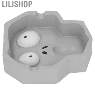 Lilishop Grey Alien Style Resin Material Dishwasher Safe Ornament For Desktop