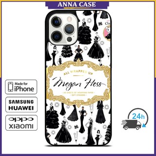 เคสโทรศัพท์มือถือ ลาย Megan Fless สําหรับ iPhone 12 14 Pro Max 13 Pro Max Samsung Galaxy Note10+ S21Ultra