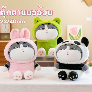 พร้อมส่ง ตุ๊กตาแมว ตุ๊กตาแมวอ้วน ที่สามารถเปลี่ยนร่างได้ กบแมวตุ๊กตา ของขวัญวันเกิด