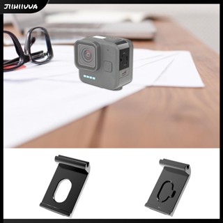 Jl- ฝาครอบแบตเตอรี่ โลหะ กันตก สีดํา สําหรับ Gopro Hero 11 Mini