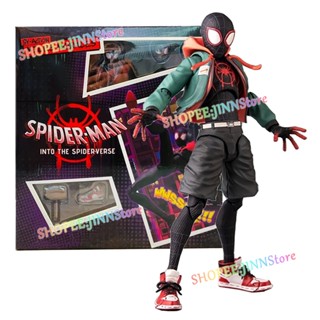 - Jn - Marvel Miles Morales โมเดลฟิกเกอร์ Spiderman Spider-Man Across the Spider-Verse Miles ของเล่นสําหรับเด็ก