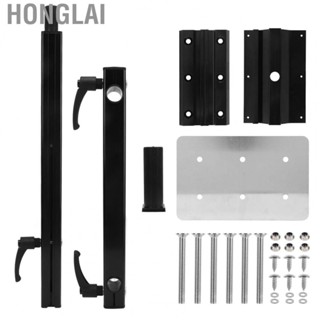 Honglai Removable Table Leg  Table Leg Bracket Black Coating 360° Rotation Lightweight Rust Proof Strong Strength with Screw for Motorhome