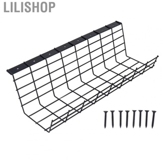 Lilishop Under Desk Cable Cable Management Tray For Home Office Desk