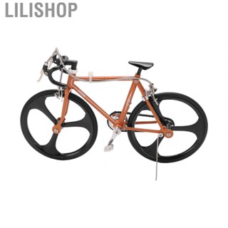 Lilishop Miniature Toys Bicycle    Bicycle Model Alloy Material Attractive Decorative   for Bedside Tables for Bookshelves