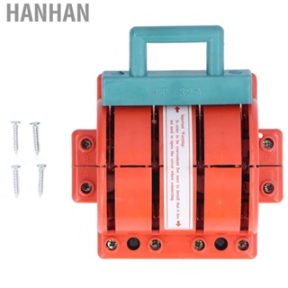 Hanhan 32A 4 Pole Double Throw  Switch 3 Phase Electrical Disconnect  Swit US