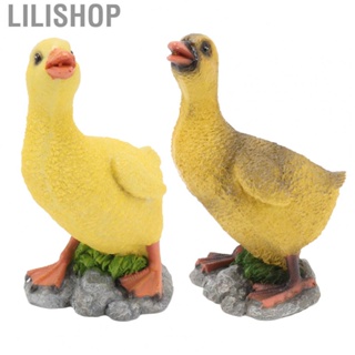 Lilishop Duck Figurine   Ornament Durable Resin Home Decor  for Family