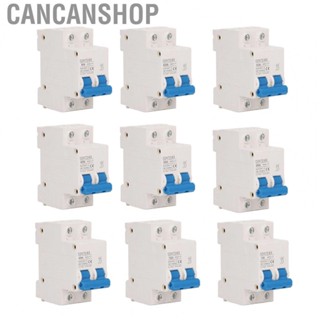 Cancanshop Small Circuit Breaker  6kV Uimp DIN  Installation Pa66 2P Mini DC Circuit Breaker 4kA Icu DC500V  for Solar PV System