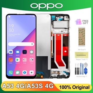 อะไหล่หน้าจอสัมผัส LCD 6.5 นิ้ว สําหรับ Oppo A53 4G Oppo A53s CPH2139 CPH2135