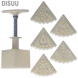 Disuu Kitchen Hand‑Pressed Mold DIY Manual Triangular Cake Mold With 5 Stamps Home