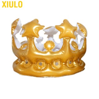 Xiulo Unisex Inflatable Kid Crown PVC Reusable Cosplay Children Decoration for Party Performance