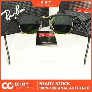 Ray-ban rayban rb3016 แว่นตากันแดด คลาสสิก สีดํา สีฟ้า 48 มม.