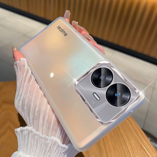เคสโทรศัพท์ Realme C55 C11 C21Y 10 9 Pro Plus Case Realme 10 C12 C15 C25 เคสโทรศัพท์ พร้อมตัวป้องกันกล้อง เพื่อความสวยงาม สีชมพู กันกระแทก สีขาว หนา เบาะลม ป้องกันการตก