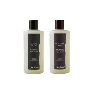 Longtake Sandalwood Intensive/Black Tea &amp; Pig Softening Body Wash 300ml