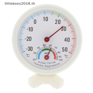 [littleboss] เครื่องวัดอุณหภูมิความชื้น ไฮโกรมิเตอร์ ในร่ม กลางแจ้ง ขนาดเล็ก