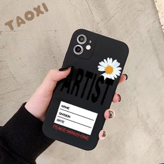 / เคสมือถือ แบบนิ่ม ลายดอกเดซี่ กันกระแทก สําหรับ iPhone 12 Plus 1314 Pro 8 7 11 Xr T5D6