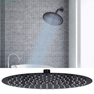 【Big Discounts】Shower Head High Pressure Rain Replacement Round Shower Ultra-thin 8 Inch#BBHOOD