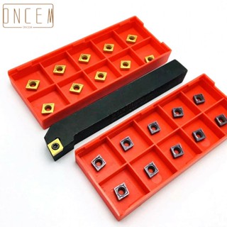 【ONCEMOREAGAIN】Ideal 20 piece CCMT060204 Carbide Insert + SCLCR 1010H06 Lathe Tool Holder