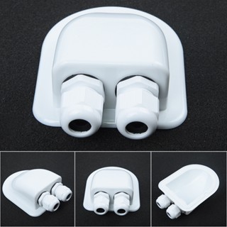 ⚡READYSTOCK⚡New Double Hole Cable Motorhome RV Yacht Universal Roof Wire Entry Gland Box