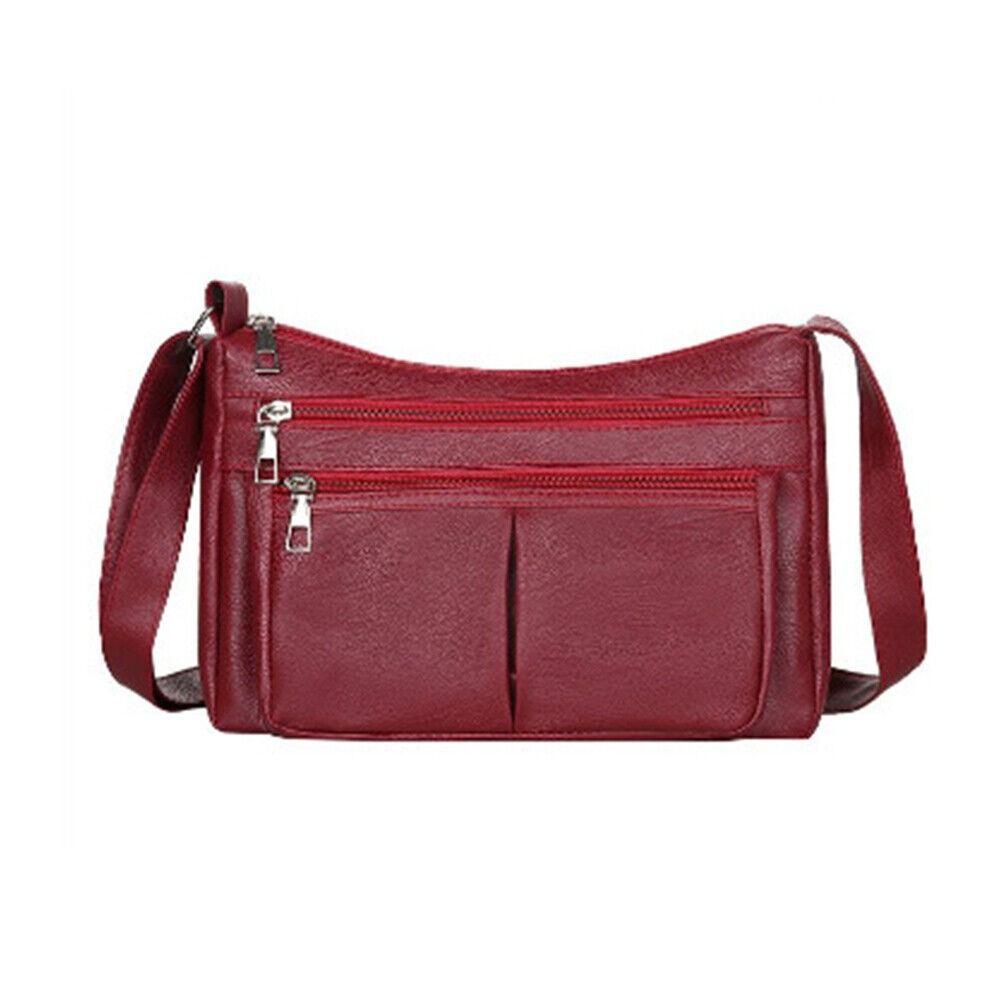 DSLONG กระเป๋าสะพายไหล่สตรี, ถือ faux leather 4 สี, คุณภาพสูงและกันน้ำ - รูปที่ 4