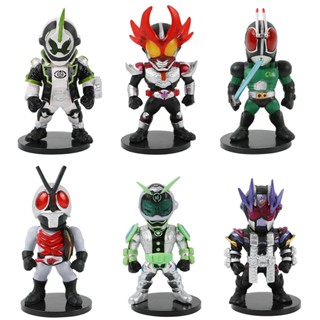 Hobby โมเดลฟิกเกอร์ Kamen Rider Woz X Ghost Zi-O Black RX Wizard ของเล่นสําหรับเด็ก 6 ชิ้น