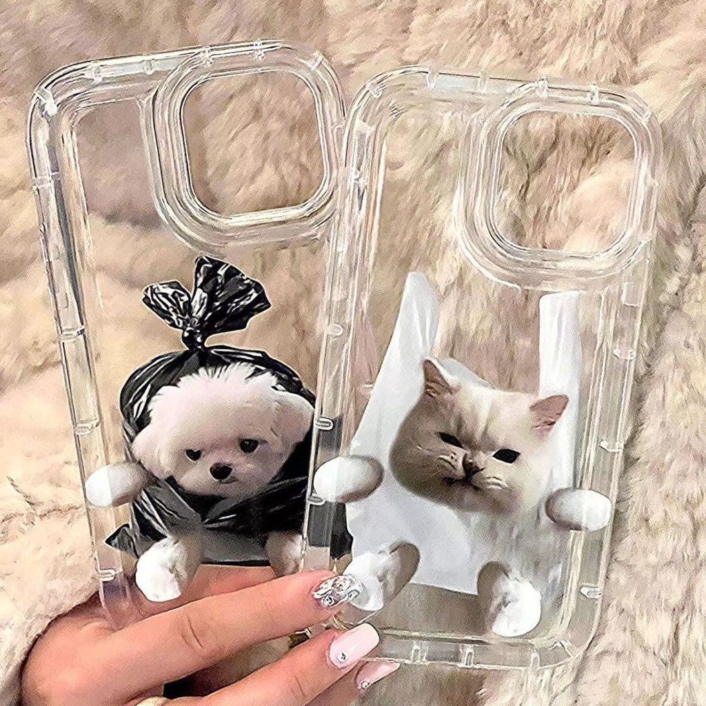 เคสโทรศัพท์ซิลิโคน ใส แบบนิ่ม สําหรับ for iPhone 15 14 13 12 11 Pro Max XR X XS Max SE 6 7 8 14 Plus 15pro เคสโทรศัพท์
