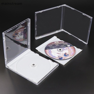 [mainstream] กล่องพลาสติกเก็บแผ่น CD DVD แบบพกพา ทนทาน