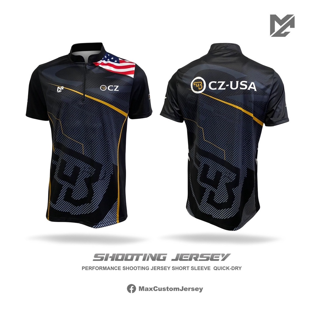 เสื้อยิง CZ ใหม่ IPSC T-Shirt Jersey