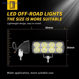 [Delicatesea] ไฟ LED DRL 10w 9-30V สําหรับรถยนต์ รถบรรทุก 1 ชิ้น