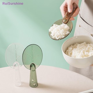 Ruisurshine ช้อนข้าวปั้น แบบใส เกรดอาหาร ทนอุณหภูมิสูง