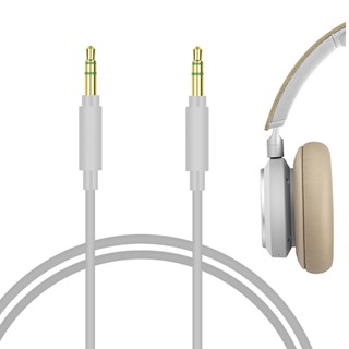 Geekria สายสัญญาณเสียงสเตอริโอ เข้าได้กับ B&amp;O HX H95 Portal H9 3rd Gen H9i H8i H9 H8 H7 H6 H4 H2 3.5 มม. Aux (4 ฟุต 1.2 ม.)