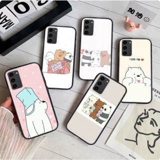 เคสโทรศัพท์มือถือแบบนิ่ม ลาย we bare bears boba 155N สําหรับ Samsung S21 Plus S21S Fe S30 Ultra Note 8 9 10 Lite