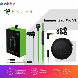 หัวค้อน razer v2 pro 3.5 มม. พร้อมไมโครโฟน สําหรับเกมเมอร์