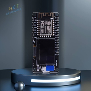 [Getdouble.th] บอร์ดโมดูล WiFi หน้าจอ OLED 0.96 นิ้ว สําหรับ Wemos NODEMCU ESP8266 CP2102 [Getdouble.th]