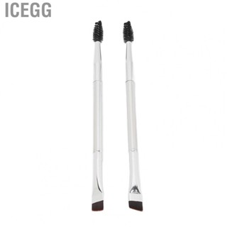 Icegg Spiral Eyebrow Brush  2pcs Double Ended Brow Cosmetic Tool for Home