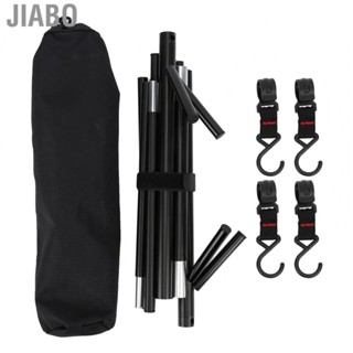 Jiabo Tripod Travel Camping Rack  Outdoor Triangle Storage Durable for Picnic Hiking