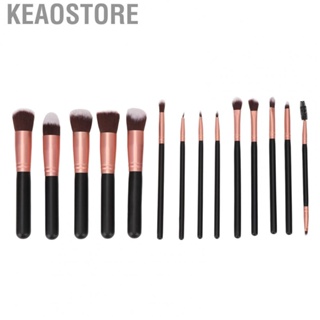 Keaostore Makeup Brushes  Soft Dense Set Elegant Appearance 14pcs for Daily Use Household