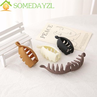 SOMEDAYZL กิ๊บติดผม รูปหางม้าน่ารัก สีพื้น สไตล์เรโทร สําหรับผู้หญิง