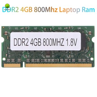 หน่วยความจําแล็ปท็อป DDR2 4GB 800Mhz PC2 6400 2RX8 200 Pins SODIMM สําหรับ Intel AMD