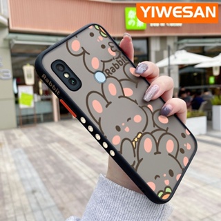 สําหรับ Xiaomi Redmi Note 5 Note 5 Pro Note 5A Prime เคสการ์ตูนกระต่ายน่ารัก แฟชั่น ฝ้า แข็ง เคสโทรศัพท์ ขอบ ซิลิโคนนิ่ม เคสกันกระแทก