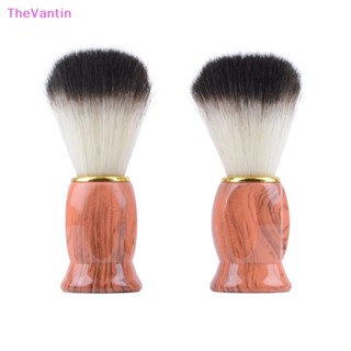 Thevantin Natural Badger แปรงโกนหนวด ด้ามไม้ มีดโกนตัดผม ผู้ชาย กรูมมิ่ง โกนสินค้าดี