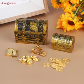 [Asegreen] โมเดลเหรียญทอง ทองแดง ขนาดเล็ก 1:12 สําหรับตกแต่งบ้านตุ๊กตา 1 2 10 ชิ้น