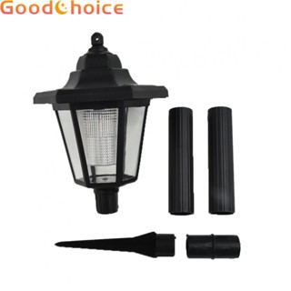 【Good】Solar Power LED Path Wall White Fence Lamp Light Way Landscape Outdoor【Ready Stock】