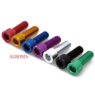 ALISOND1 สกรูที่วางขวดน้ํา อุปกรณ์เสริมจักรยาน M5 7 สี 2 ชิ้น ต่อชุด