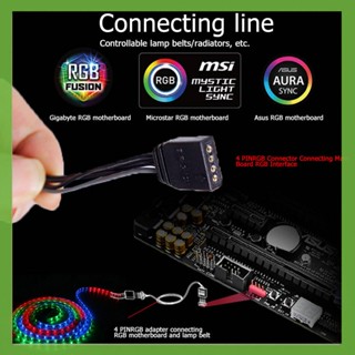 สายเคเบิลเชื่อมต่อ 12V 4Pin 5V 3Pin RGB สําหรับเมนบอร์ด Giga Microstar A-sus