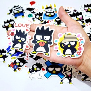 สติ๊กเกอร์ แบดแบดมารุ (ชุด1) แนวอิโมจิ Badtz Maru ติดแน่น กันน้ำ (50 ชิ้น) sticker