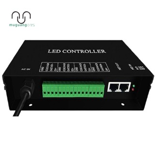 H802ra 4 พอร์ต (4096 พิกเซล) ตัวควบคุมอาร์ทเน็ต DMX Artnet Controller WS2801 WS2811 Artnet Madrix Pixel Controller สําหรับไฟ LED