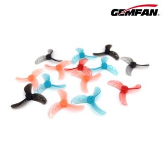 Gemfan 40mm 1608 3-Blade PC Propeller 1mm 1.5mm 1ชุดมี 8ใบ for RC FPV Freestyle Tinywhoop Drones อุปกรณ์โดรน Drone