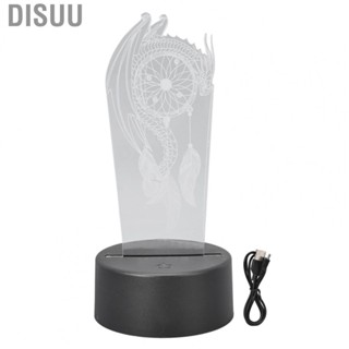 Disuu Night Light  Touch Control 3D Dragon Shape for Baby Room Bedroom