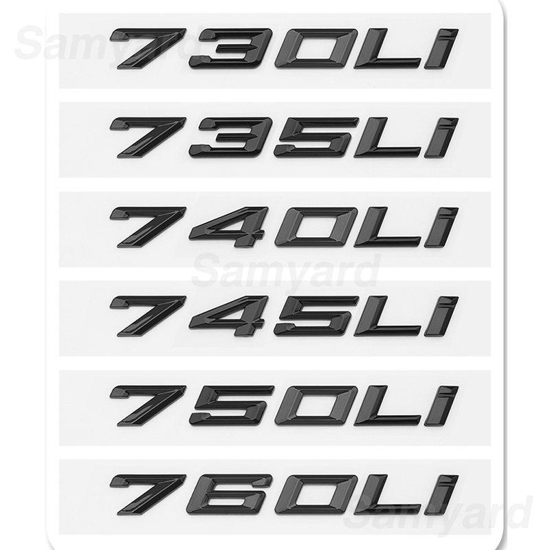 สติกเกอร์โลโก้ตัวอักษร 3D ABS สําหรับติดตกแต่งรถยนต์ BMW 3 Series 320i 325i 328i 330i 335i E46 E90 E91 F30 F31 F34 G20